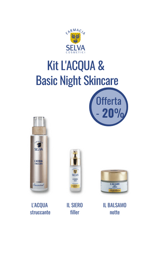basic night skincare acqua